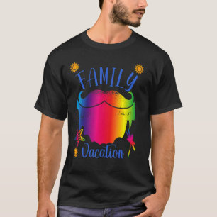 T-shirt Colorful Family Vacation 2022 Beach Tropical Match