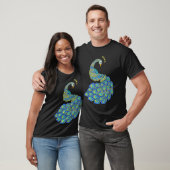 T-shirt Colorful Peacock (Unisexe)