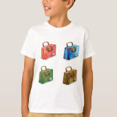 T-shirt Colorful Travel Briefcase Collection (Devant)