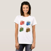 T-shirt Colorful Travel Briefcase Collection (Devant entier)