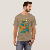T-shirt Colorful Urban Jungle (Devant entier)