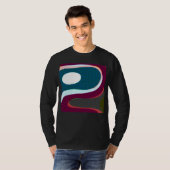 T-shirt Colorful Wavy Abstract 612 (Devant entier)