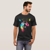 T-shirt Colorful wolves (Devant entier)