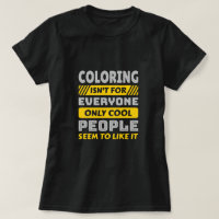 Coloriage n'est pas pour tout le monde - Drôle col