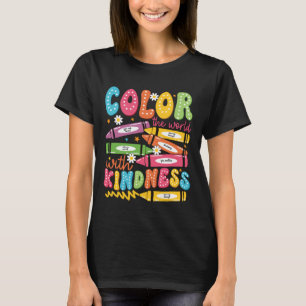 T-shirt Coloriez Le Monde avec Crayon de Bienveillance Ret
