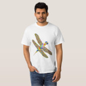 T-shirt Colourful Dragonfly (Devant entier)
