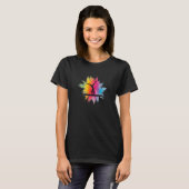 T-shirt Colourful gymnastics gymnastics gymnastics motif f (Devant entier)