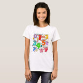 T-shirt Colourful Numbers Maths T Shirt for Kids and Schoo (Devant entier)