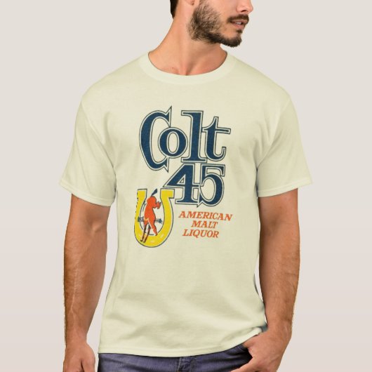 T-shirt Colt 45 bière maltée (Devant)