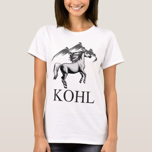T-shirt Colt Logo_BW de Kohl et texte (Devant)