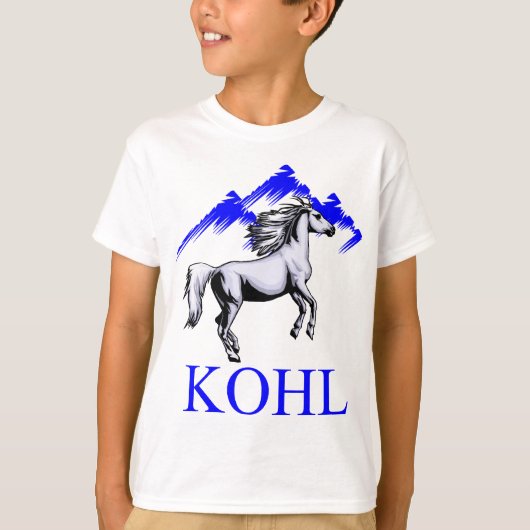 T-shirt Colt Logo_Color de Kohl et texte (Devant)