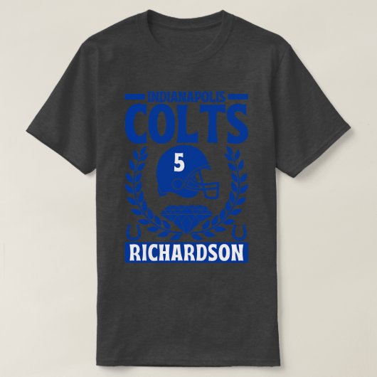 T-shirt Colts d'Indianapolis Richardson 5 American (Design devant)