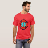 T-shirt Columbia, SC Secourt incendie (Devant entier)