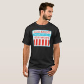 T-shirt Columbus All Americans Retro 4th Of July 1 (Devant entier)