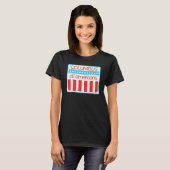 T-shirt Columbus All Americans Retro 4th Of July 1 (Devant entier)