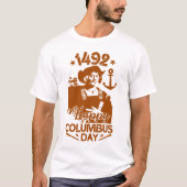 T-shirt Columbus America 1492 (Devant)