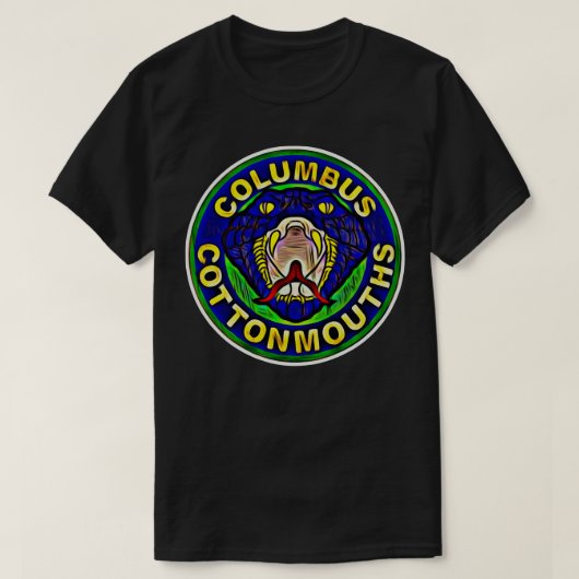 T-shirt Columbus Cottonmouths Hockey (Design devant)