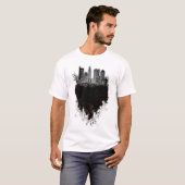 T-shirt Columbus grunge Skyscrape (Devant entier)