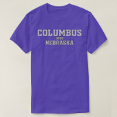 T-shirt Columbus Nebraska (Design devant)
