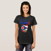 T-shirt Columbus Ohio City Italian Pride (Devant entier)