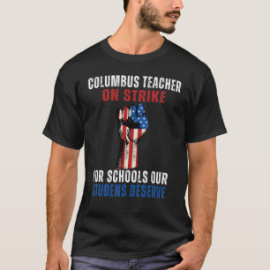 T-shirt Columbus Ohio École Enseignants Grève OH Enseignan