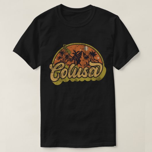 T-shirt Colusa, Californie (Design devant)