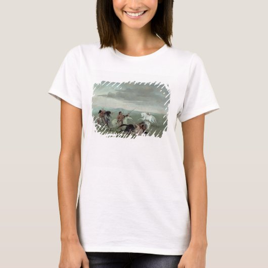 T-shirt Comanche Feats of Martial Horsemanship, 1834 (oil (Devant)