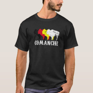 T-shirt Comanche People Native American Indian Medicine Wh