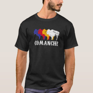 T-shirt Comanche People Native American Indian Medicine Wh