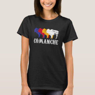 T-shirt Comanche People Native American Indian Medicine Wh