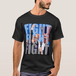 T-shirt Combat Combat Combat Pour Donald Trump 2024 Électi