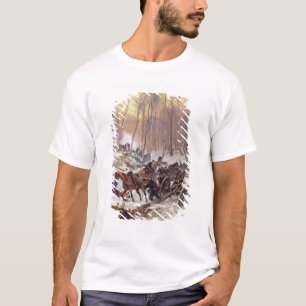 T-shirt Combat d'artillerie dans un bois
