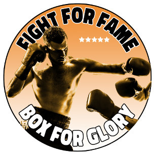 T-shirt Combat de boxe pour la renommée, boxe pour la gloi