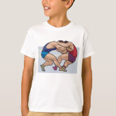 T-shirt Combat de catch (Devant)