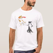 T-shirt Combat de chats (Devant)