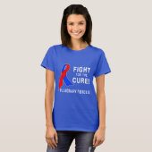 T-shirt Combat de fibrose pulmonaire pour le traitement (Devant entier)