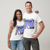 T-shirt Combat de mon cancer de la prostate de la vie (Unisexe)