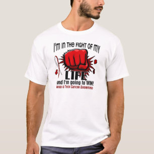 T-shirt Combat de mon cancer de la tête et du cou de la