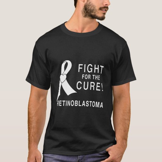 T-shirt Combat de rétinoblastome pour le traitement ! (Devant)