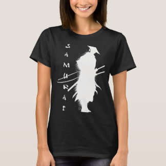 T-shirt Combat de samouraï japonais avec katana avec des p