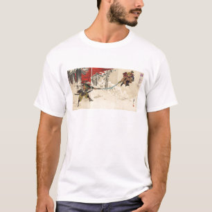 T-shirt Combat de samouraïs dans la neige circa 1890