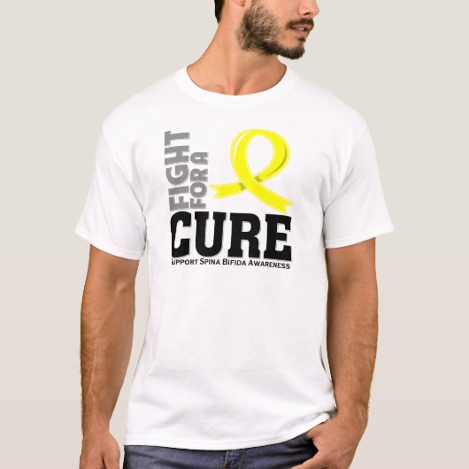 T-shirt Combat de spina bifida pour un traitement (Devant)