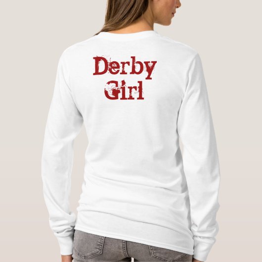 T-shirt Combat Derby T à capuchon (Dos)