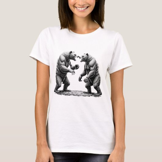 T-shirt combat d'ours (Devant)