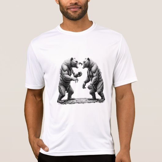 T-shirt combat d'ours (Devant)