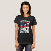 T-shirt Combat Engineering Corps of Engineers Proud Combat (Devant entier)