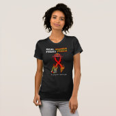 T-SHIRT COMBAT RÉEL DES FEMMES (Devant entier)
