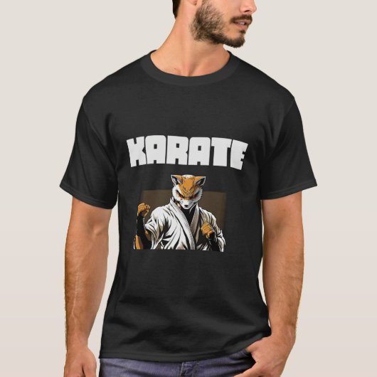 T-shirt Combat Sports Karate Fox (Devant)