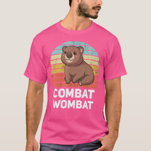 T-shirt Combat Wombat Funny Wombat Lover Kawaii Wombat Chi