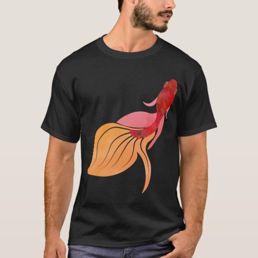 T-shirt Combattant à l'aquarelle (Devant)